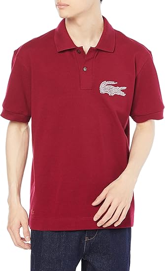 ラコステポロシャツ ラコステ LACOSTE LACOSTE L!VE6つボタンメタルワニロゴバッジ